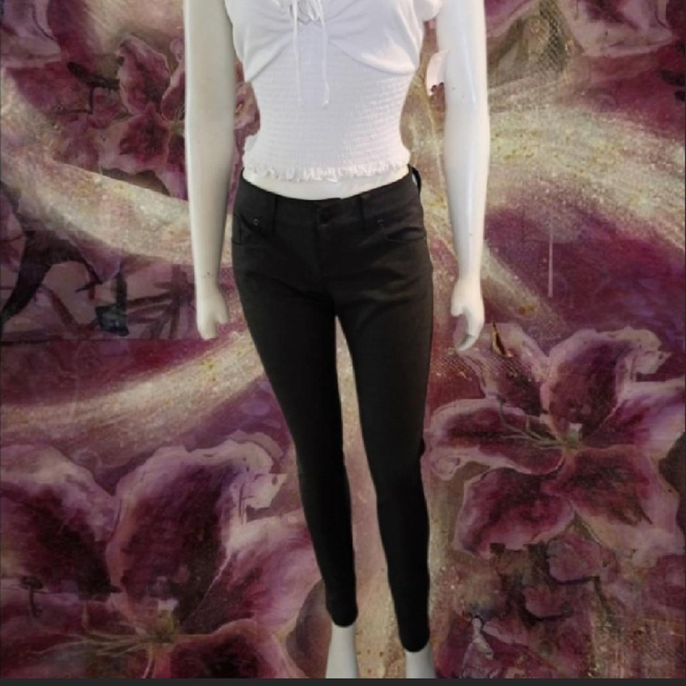 Underground Soul Women's Size 9 Dark Grey Stretch Skinny Pants